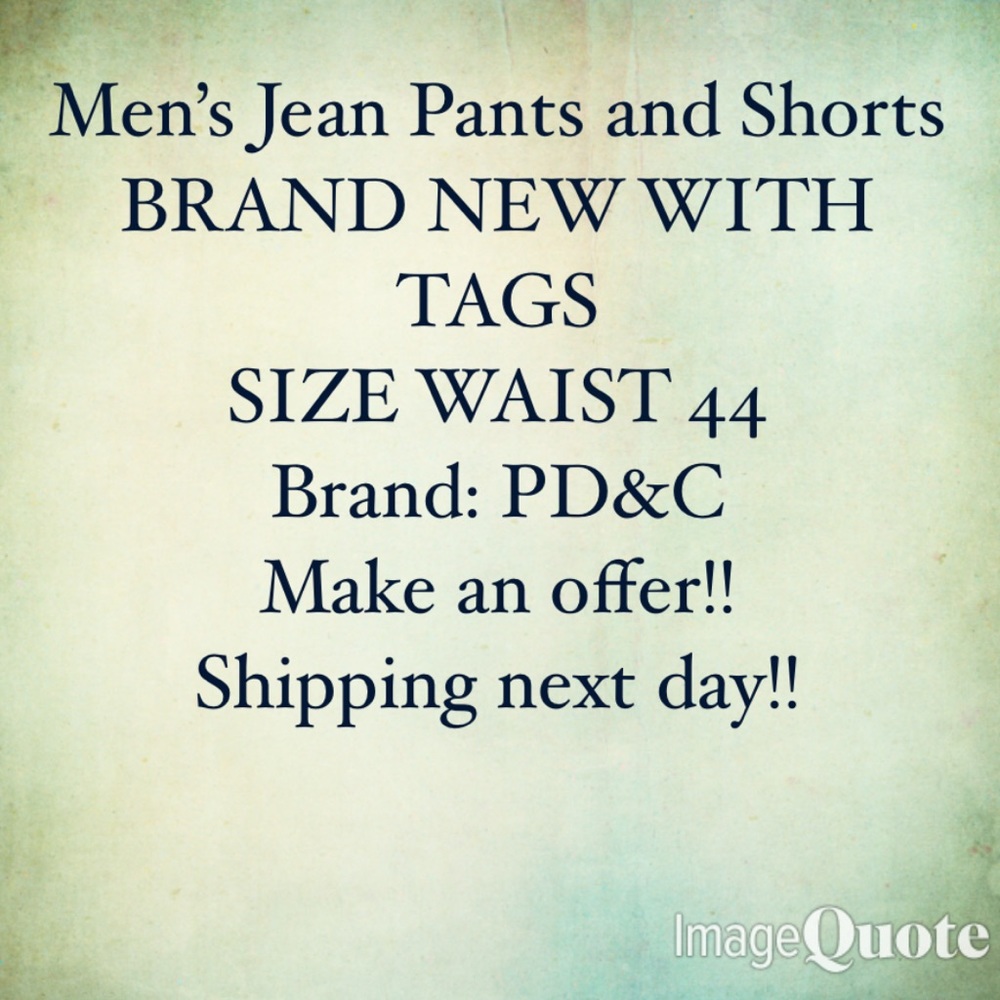 Men’s Jean Pants and Shorts